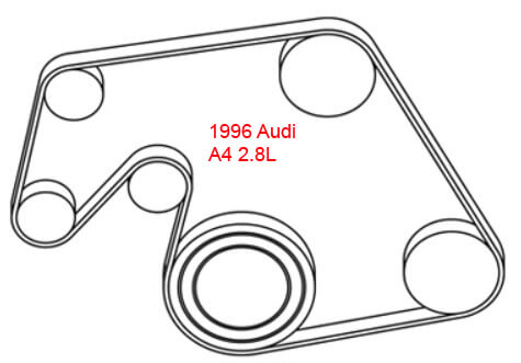 ... Audi A4 Serpentine Belt Diagram as well 1997 Audi A4 Quattro Engine