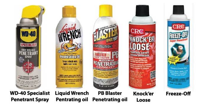 WD-40 penetrating oil