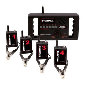 Image of Steelman wireless chassis ears to Diagnose squeaks, clunks, and rattles electronically rattles, clunk, thumping noise