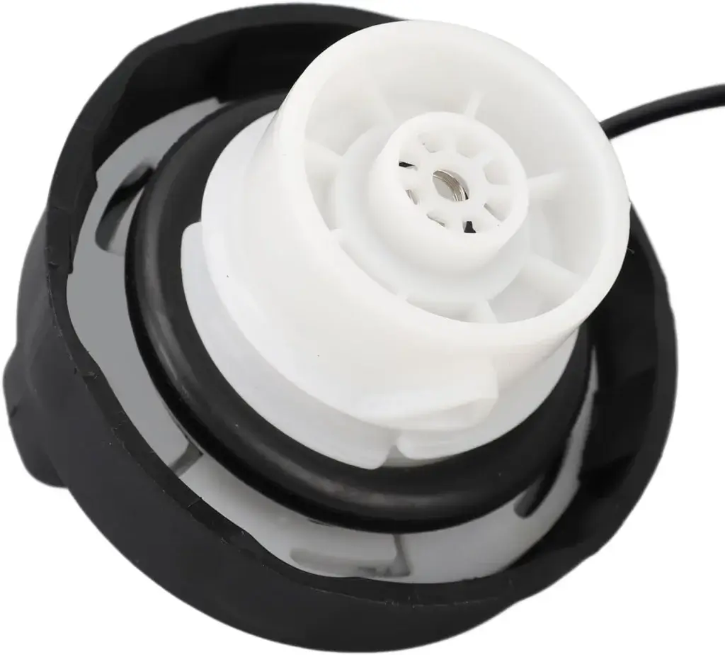 this image shows a gas cap for a car highlighting the O-ring seal that can cause a P0442 code