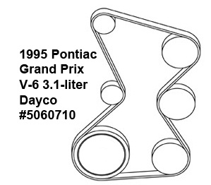  Pontiac Grand Prix, belt diagram, fan belt diagram, Acura belt diagram, serpentine belt diagram, free diagram