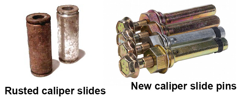 caliper slide pins