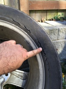 tire age cracks, tire age, tire condition, when to replace tires