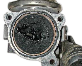 plugged EGR valve