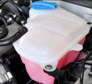 bad heater core may result in low coolant level in coolant reservoir tank
