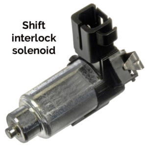 shift lock release solenoid