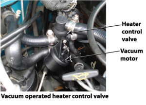 heater control valve for heater core
