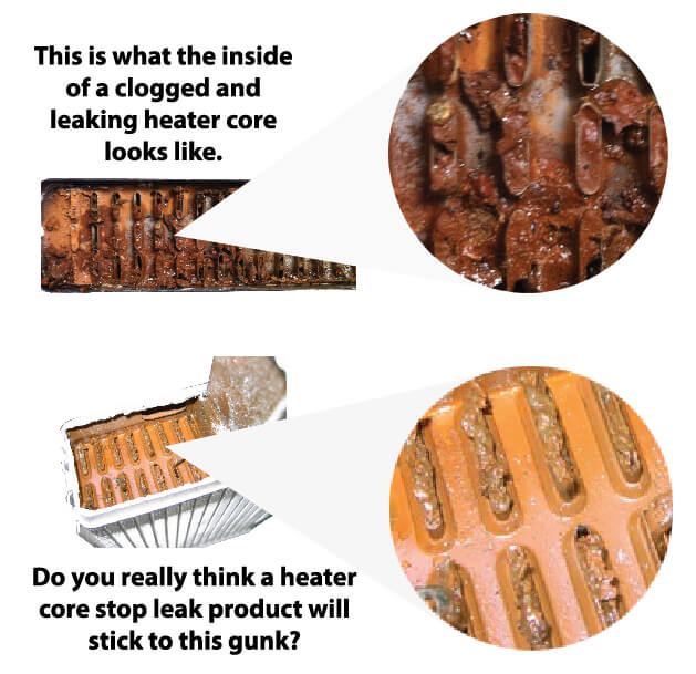 heater core leak