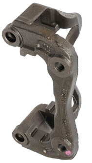 brake caliper bracket showing internal bores for caliper slide pins
