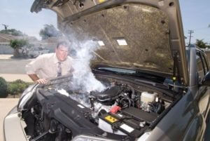if your car overheats