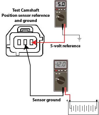 Camshaft position sensor wiring diagram