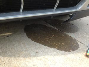 car overheats, coolant leak