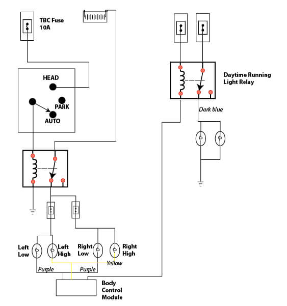 Diagram  Basic Headlight Wiring Diagram Wiring Diagram