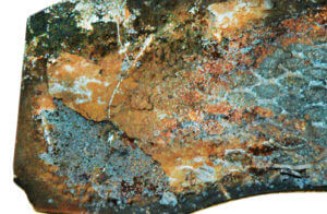 backing plate corrosion