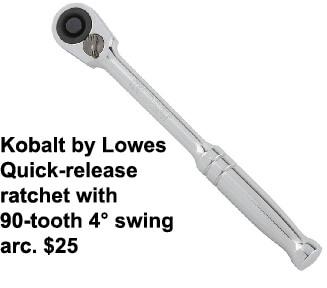 Kobalt ratchet by Lowes