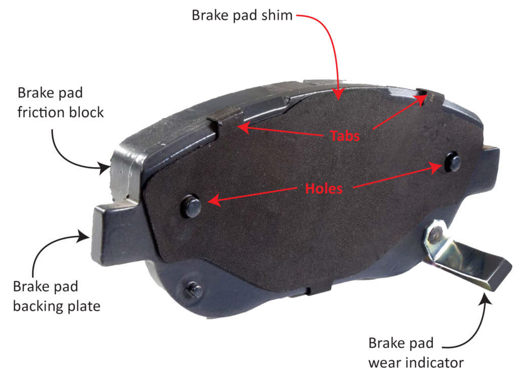 Brake Pad Anti Vibration Shim 40mm