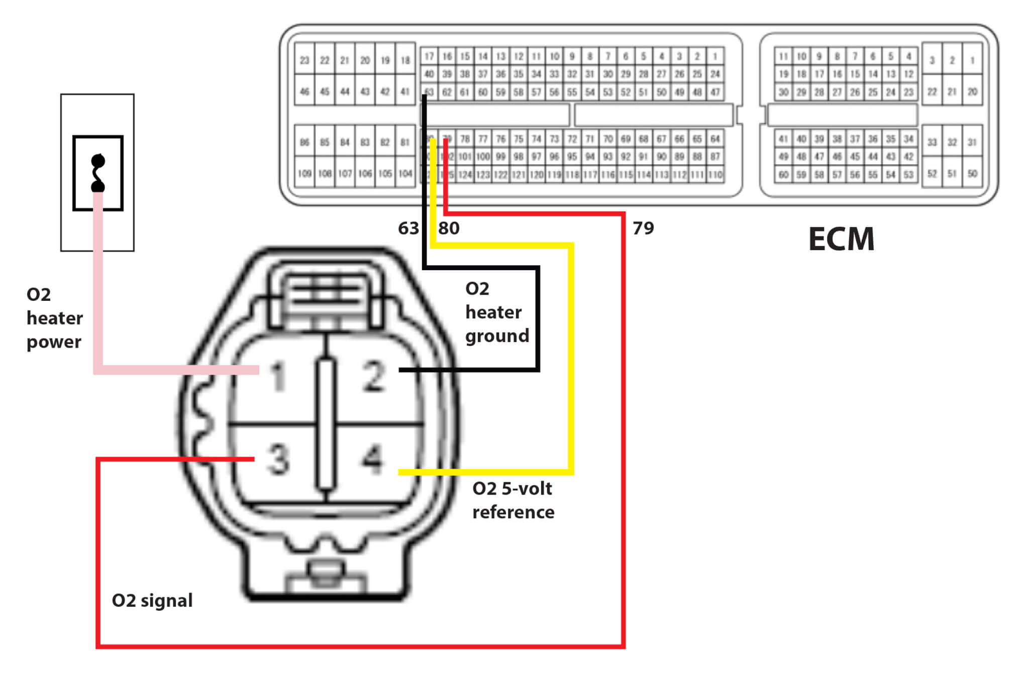 4 Wire O2 Sensor Wiring Diagram Toyota - Wiring Diagram