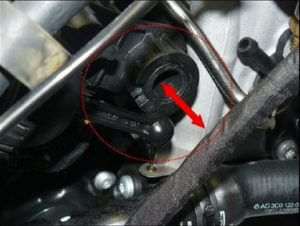 VW manifold flap