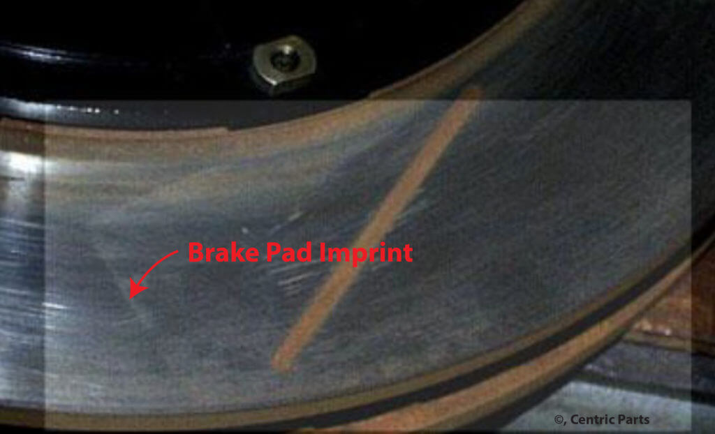 brake pad imprint
