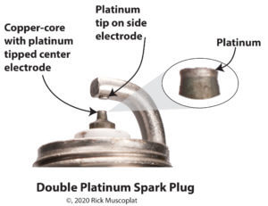 double platinum spark plug