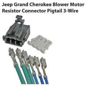 Jeep Grand Cherokee Blower Motor Resistor Connector Pigtail 3-Wi