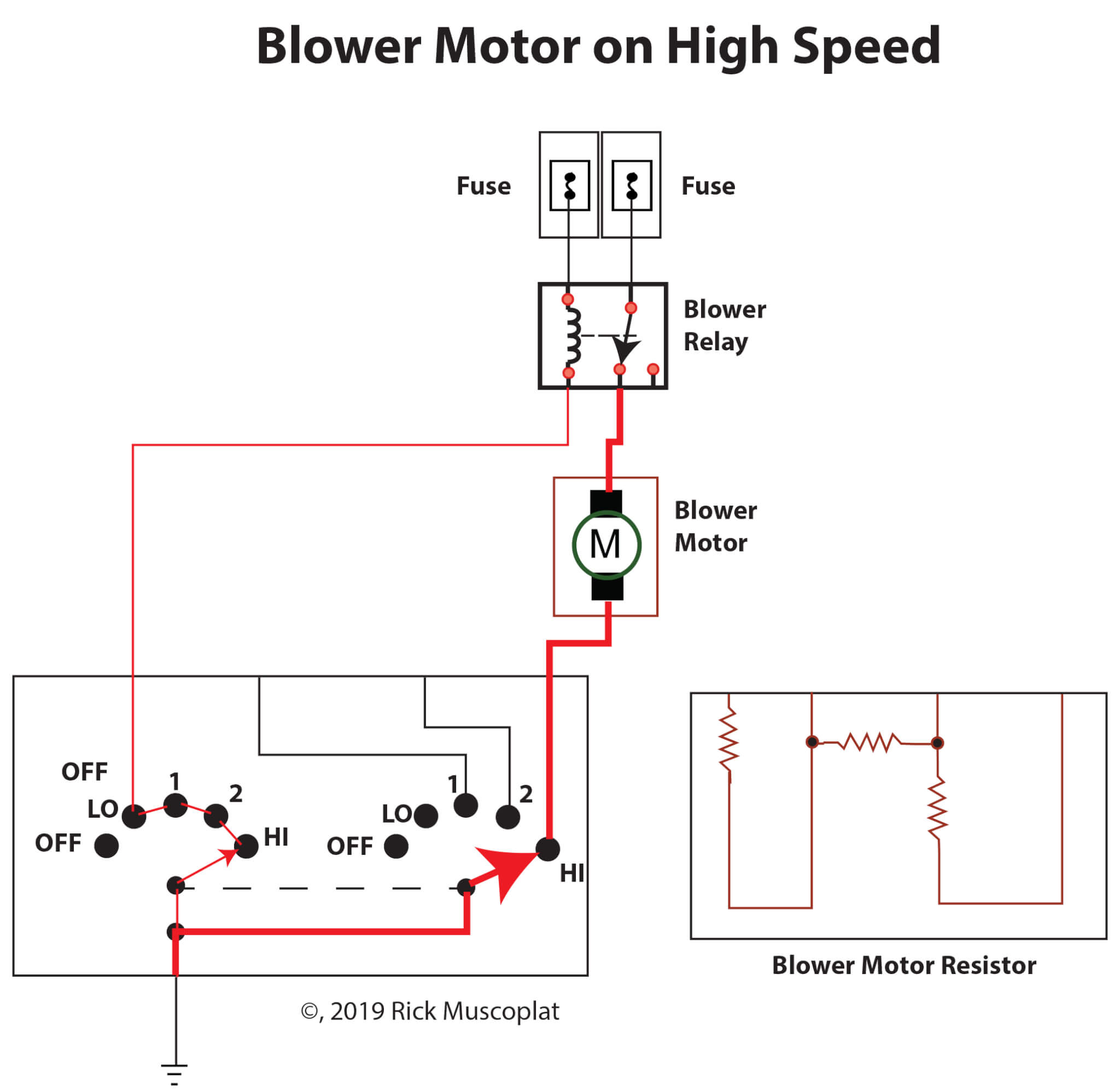 APDTY 084132 Blower Motor Speed Resistor 
