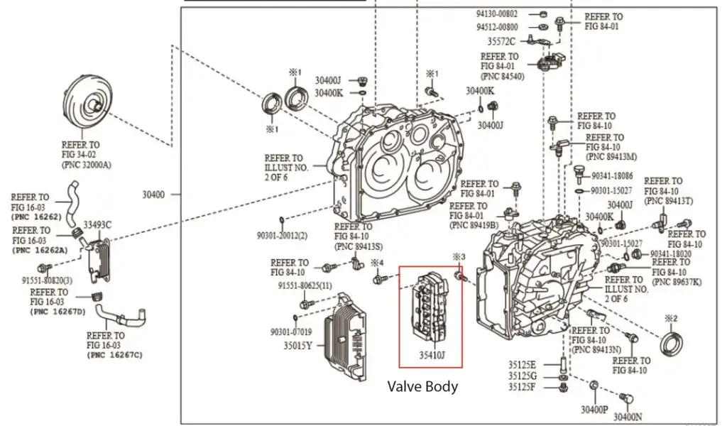 P2757 valve body
