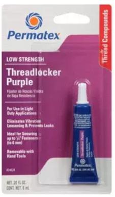 permatex purple thread locker