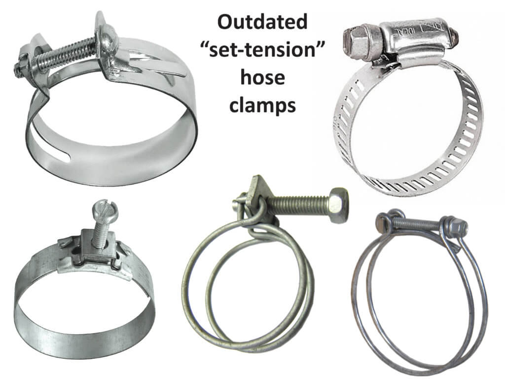 set tension hose clamp