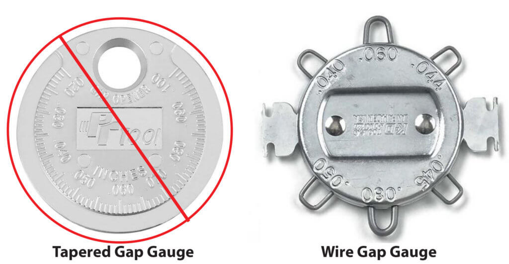 spark plug gap gauge