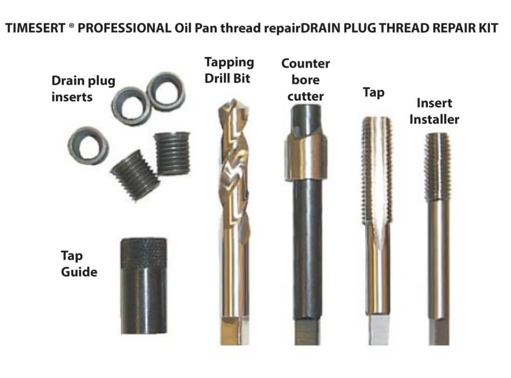 Timesert oil drain plug kit