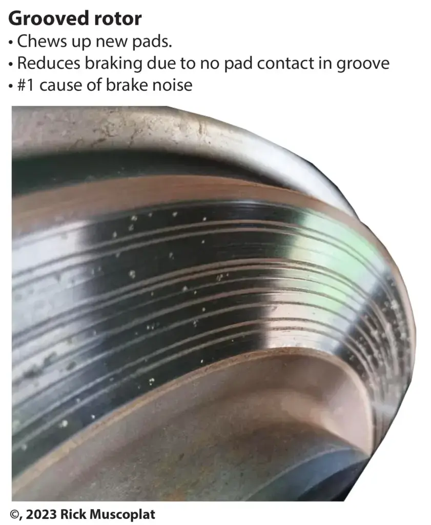 Grooved rotor