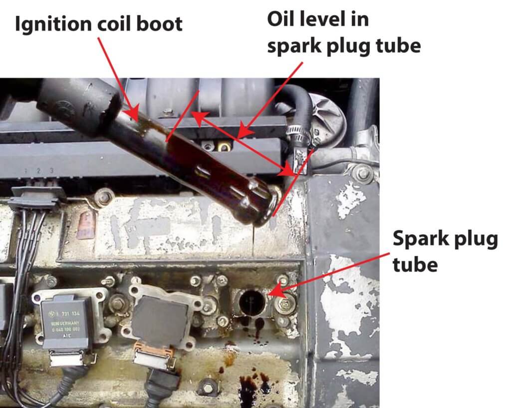 leaking spark plug tube seals