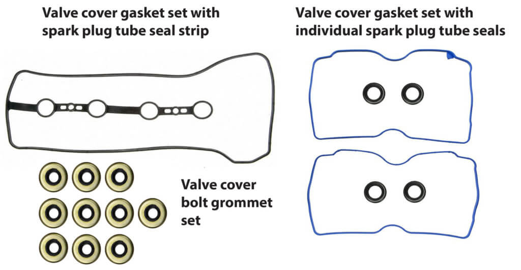 valve cover gasket styles and grommets
