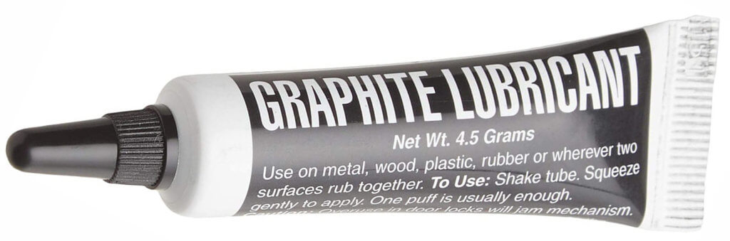 graphite lubrication for locks