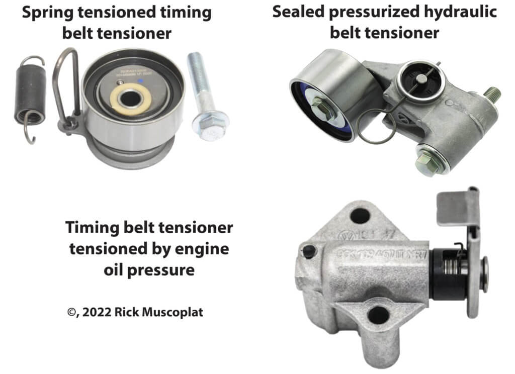 3 types of timing belt tensioners