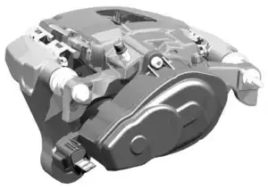 ford brake caliper with electronic parking brakes
