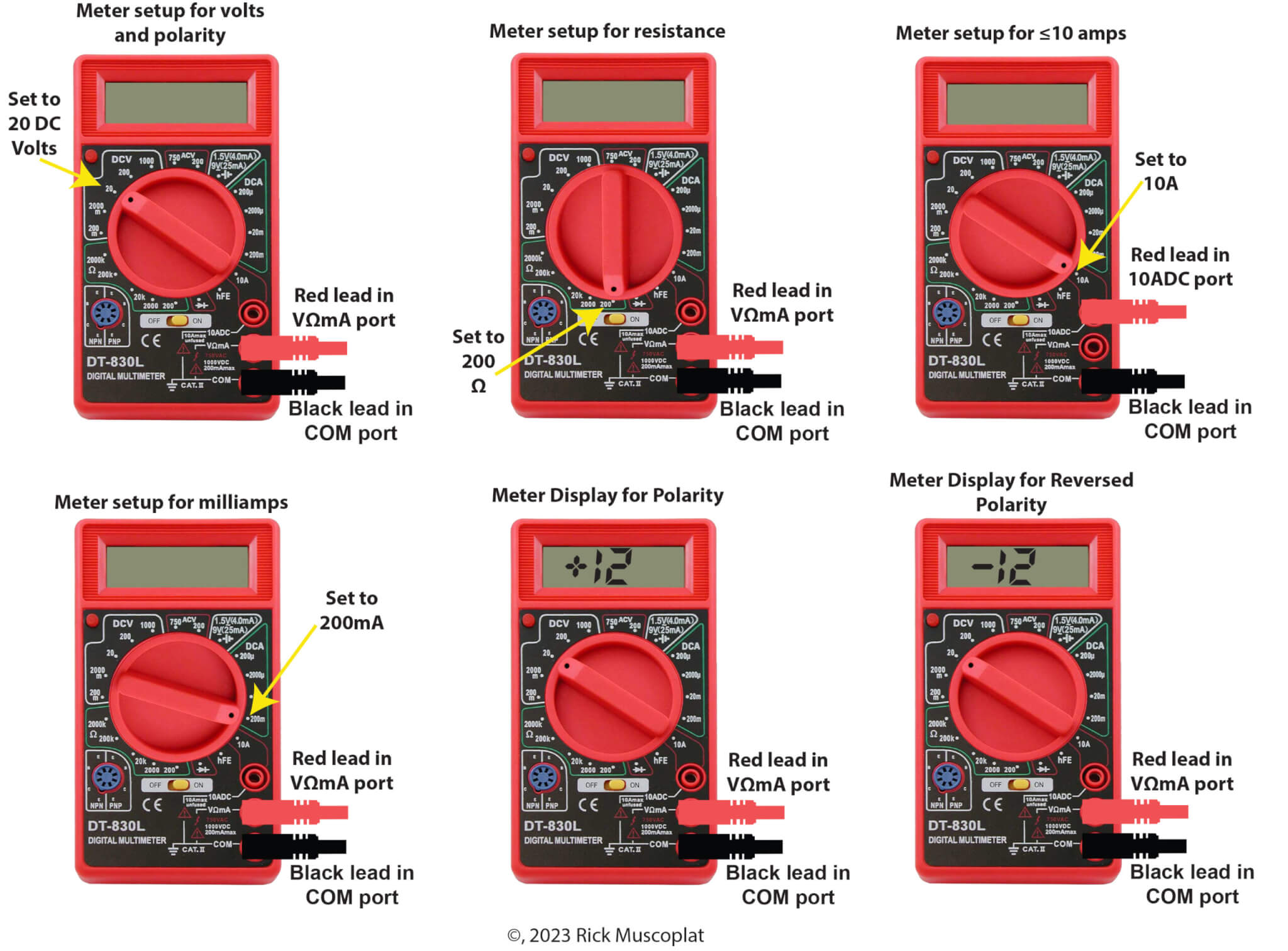 How To Use A Multimeter Ricks Free Auto Repair Advice Ricks Free Auto 