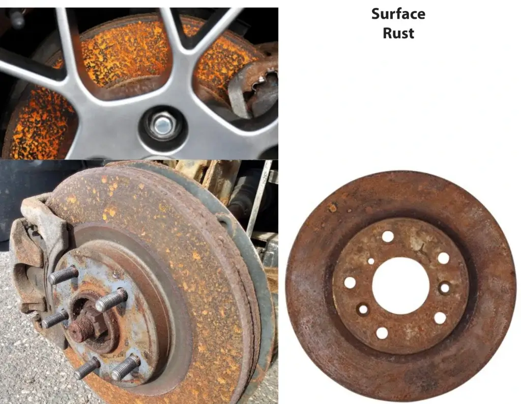 surface-rust-on-brake-rotor