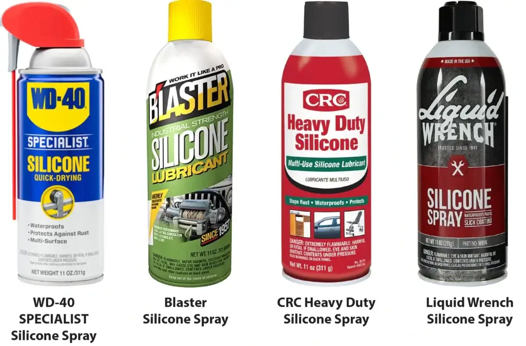 silicone spray lube or window channels