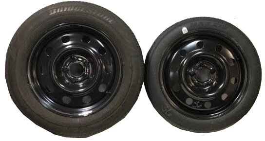 spare tire size comparison