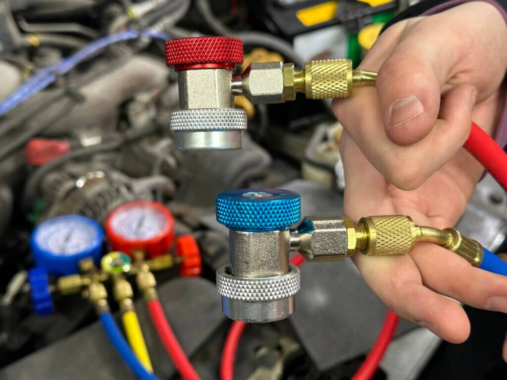 quick connect connectors fro manifold gauge
