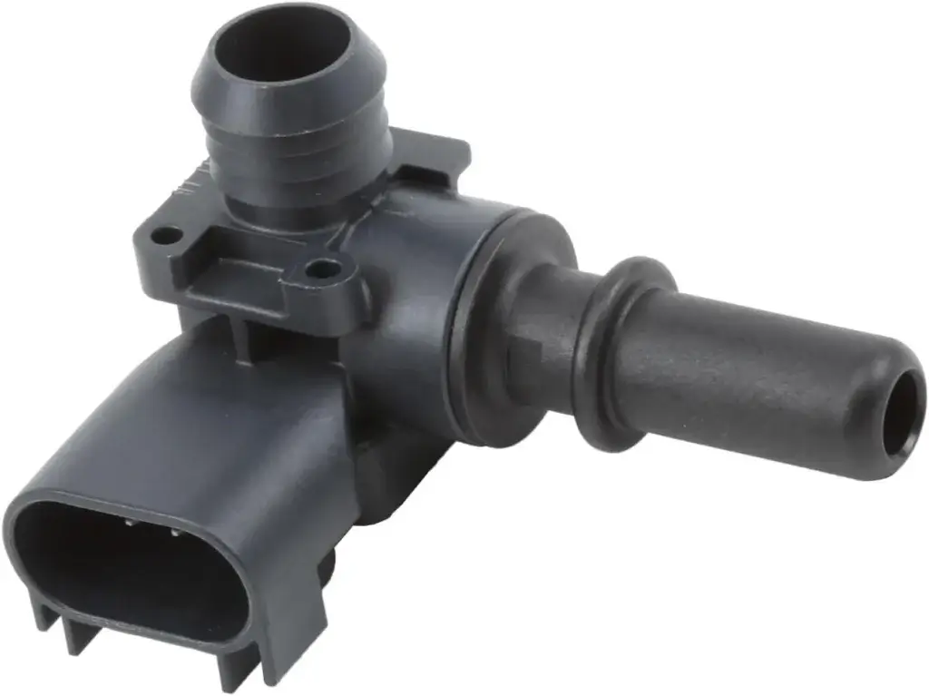 This image shows a brake booster pressure sensor used in engines with low displacement and a separate electrically powered vacuum pump